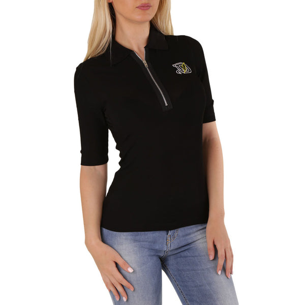 Diesel Women Half Zip-up T-Shirt