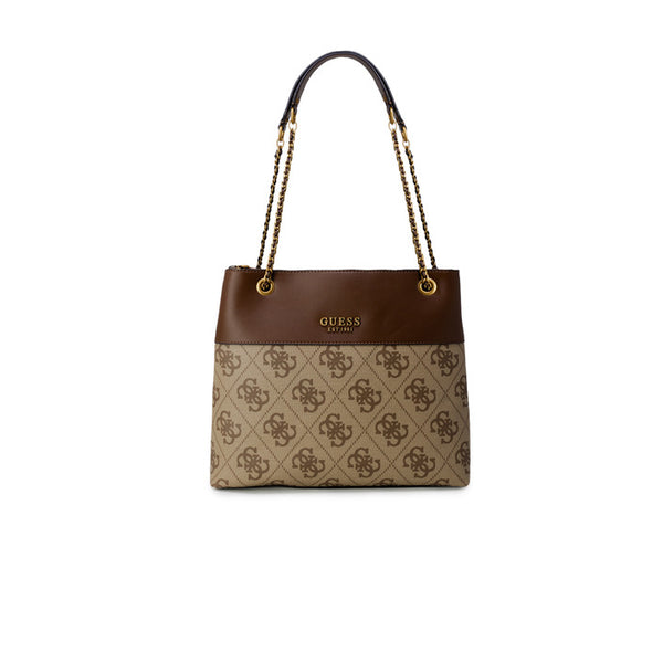 Guess Women Berta Carryall Logo Shoulder Bag